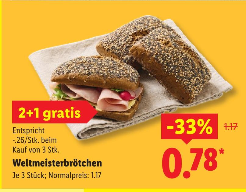 Weltmeisterbrötchen