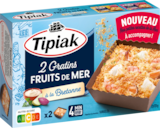 GRATINS FRUITS DE MER À LA BRETONNE TIPIAK - TIPIAK dans le catalogue Auchan Hypermarché