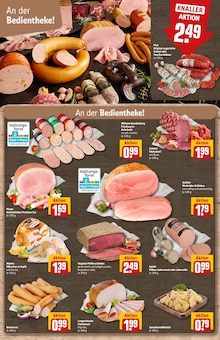Wurst im aktuellen REWE Prospekt (Mönchengladbach) Wurst im REWE Prospekt "Dein Markt" mit 32 Seiten (Mönchengladbach)