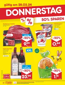 Rotwein im Netto Marken-Discount Prospekt "Aktuelle Angebote" mit 56 Seiten (Hannover)