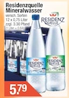 Mineralwasser im Getränke City Prospekt Mineralwasser von Residenzquelle im aktuellen Getränke City Prospekt für 5,79 €