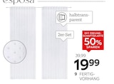 Esposa Fertigvorhang „Punti“ von  im aktuellen XXXLutz Möbelhäuser Prospekt für 19,99 €