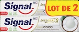 Dentifrice Intégral 8 Coco - SIGNAL - Intermarché Super Dentifrice Intégral 8 Coco - SIGNAL à 2,22 € dans le catalogue Intermarché Super