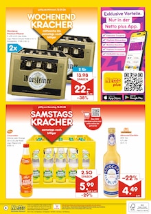 Warsteiner im Netto Marken-Discount Prospekt "DER ORT, AN DEM DU IMMER AUSGEZEICHNETE PREISE FINDEST." mit 6 Seiten (Regensburg)
