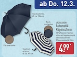 Automatik-Regenschirm Angebote von UP2FASHION bei ALDI Nord Rostock für 4,99 €