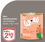 Hundenassfutter im Angebot bei GLOBUS in Herne Hundenassfutter Angebote von Wow bei GLOBUS Herne für 2,69 €