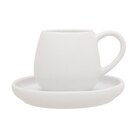 Tasse à café avec soucoupe - CARREFOUR HOME dans le catalogue Carrefour