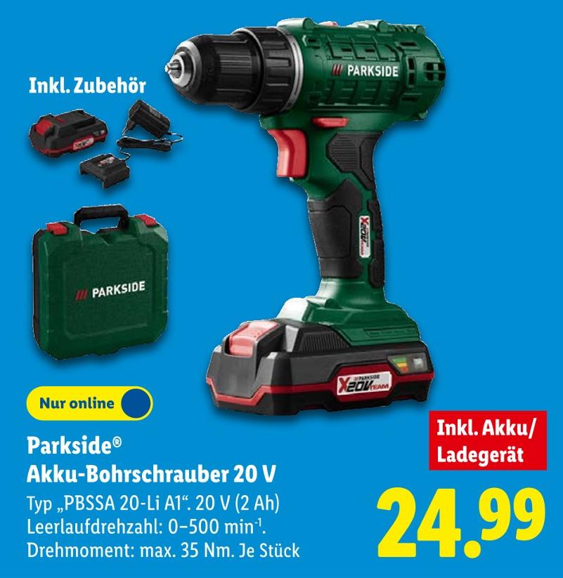 Akku-Bohrschrauber 20 V