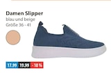 Damen Slipper von  im aktuellen V-Markt Prospekt für 17,99 €