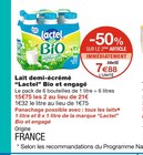 Lait demi-écrémé Bio et engagé - Lactel en promo chez Monoprix Lait demi-écrémé Bio et engagé - Lactel dans le catalogue Monoprix