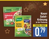 Salat-Krönung Italienische Art oder Salat-Krönung Garten-Kräuter von Knorr im aktuellen EDEKA Prospekt für 0,79 €