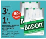 Eau Minérale Naturelle Gazeuse Finement Pétillante Verte - BADOIT dans le catalogue E.Leclerc