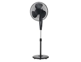 Ventilateur sur pied oscillant noir 55 W en promo chez Brico Dépôt Aubervilliers à 49,90 €