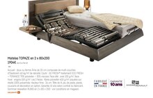 Matelas topaze - Monsieur Meuble à Saint-Germain-en-Laye Matelas topaze en promo chez Monsieur Meuble Saint-Germain-en-Laye à 1 904,00 €
