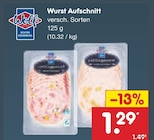 Wurst Aufschnitt von Wolf für 1,29 € bei Netto Marken-Discount im Angebot Wurst Aufschnitt von Wolf im aktuellen Netto Marken-Discount Prospekt