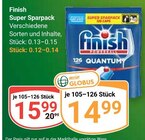 Super Sparpack im Angebot bei GLOBUS in Braunschweig Super Sparpack Angebote von Finish bei GLOBUS Braunschweig für 14,99 €