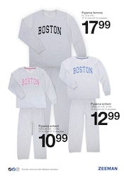 Pyjama Femme Angebote im Prospekt "Cette semaine : Ils sont de retour. Des pyjamas chauds pour tout le monde." von Zeeman Pyjama Femme Angebote im Prospekt "Cette semaine : Ils sont de retour. Des pyjamas chauds pour tout le monde." von Zeeman auf Seite 5