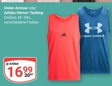 GLOBUS - Under Armour oder Adidas Herren-Tanktop Angebot im Prospekt Under Armour oder Adidas Herren-Tanktop bei GLOBUS im Prospekt "" für 16,99 €