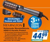 Rotierende Warmluftbürste AS8810 Keratin Protect Angebote von Remington bei expert Mühlhausen für 44,99 €