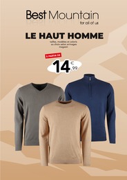 Offre Sweat Homme dans le catalogue Stokomani du moment à la page 23