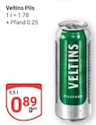 Pils im Angebot bei GLOBUS in Brühl Pils Angebote von Veltins bei GLOBUS Brühl für 0,89 €