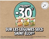 -30% de remise immédiate sur le 2ème sur les légumes secs Saint Éloi à Intermarché dans Sougy