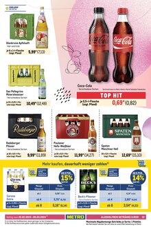 Coca Cola Angebot im aktuellen Metro Prospekt auf Seite 19