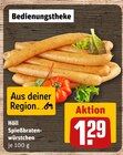 Höll Spießbratenwürstchen im Angebot bei REWE in Aalen Höll Spießbratenwürstchen Angebote bei REWE Aalen für 1,29 €