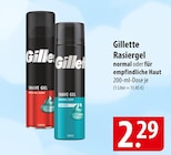 Gillette Rasiergel Angebote bei famila Nordost Langenhagen für 2,29 €