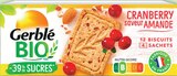 Promo Biscuit bio sablé cranberry saveur amande à 0,59 € dans le catalogue Intermarché Super à Pau
