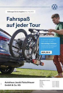 Motorrad im Volkswagen Prospekt "Neuer Frühling, neuer Grip" mit 1 Seiten (Köln)