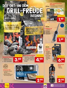 Grillkohle im Netto Marken-Discount Prospekt "Aktuelle Angebote" mit 65 Seiten (Krefeld)