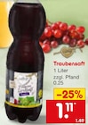 Aktuelles Traubensaft Angebot bei Netto Marken-Discount in Siegen (Universitätsstadt) ab 1,11 €