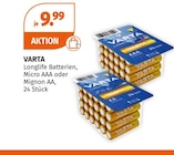 Aktuelles Longlife Batterien Angebot bei Müller in Ulm ab 9,99 €