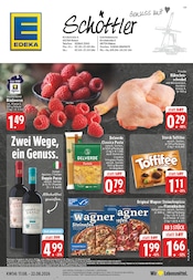 Hähnchen im EDEKA Prospekt in Borken Aktueller EDEKA Prospekt mit Hähnchen, "Aktuelle Angebote", Seite 1