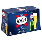 Bière blonde - 1664 en promo chez Carrefour Market Saint-Quentin à 11,39 €