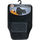 4 tapis universels en moquette peninsula noirs - PENINSULA en promo chez Norauto Saint-Denis à 5,99 €