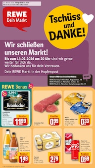 Bier im REWE Prospekt "Dein Markt" mit 33 Seiten (München)