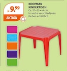 KINDERTISCH im Müller Prospekt KINDERTISCH von KOOPMAN im aktuellen Müller Prospekt für 9,99 €
