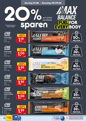 Proteinriegel im Netto Marken-Discount Prospekt in Moers Aktueller Netto Marken-Discount Prospekt mit Proteinriegel, "Aktuelle Angebote", Seite 24