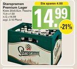 Staropramen Premium Lager Angebote bei WEZ Lübbecke für 14,99 €