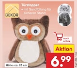 Türstopper von DEKOR für 6,99 € bei Netto Marken-Discount im Angebot Türstopper von DEKOR im aktuellen Netto Marken-Discount Prospekt