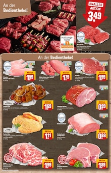 Rindfleisch im aktuellen REWE Prospekt (Augsburg) Rindfleisch im REWE Prospekt "Dein Markt" mit 34 Seiten (Augsburg)