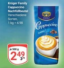 Cappuccino Nachfüllbeutel im Angebot bei GLOBUS in Worms Cappuccino Nachfüllbeutel Angebote von Krüger Family bei GLOBUS Worms für 2,49 €