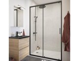 Porte de douche coulissante "Calia" l.120 cm en verre transparent - Cooke and Lewis en promo chez Brico Dépôt Rueil-Malmaison à 279,00 €