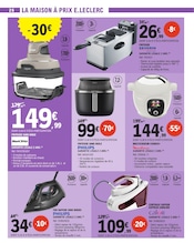 Promos Centrale Vapeur dans le catalogue "la fête des mamans" de E.Leclerc Centrale Vapeur en promo dans le catalogue E.Leclerc à la page 26