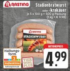 Stadionbratwurst oder -krakauer im Angebot bei EDEKA in Herne Stadionbratwurst oder -krakauer Angebote von Rasting bei EDEKA Herne für 4,99 €