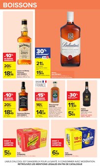 Promotion Whisky dans le prospectus Carrefour, valable du 08/09/2026 au 21/09/2026 Promo Whisky dans le catalogue Carrefour du moment à la page 55