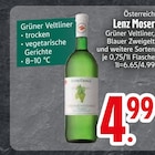 Grüner Veltliner oder Blauer Zweigelt von Lenz Moser im aktuellen EDEKA Prospekt für 4,99 €