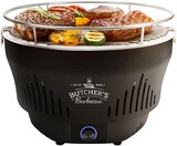 Holzkohle-Tischgrill mit Aktivbelüftung Angebote von Butcher's Barbecue bei REWE Gelsenkirchen für 49,99 €